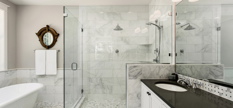 bathroom shower door installation in Contra Costa Centre